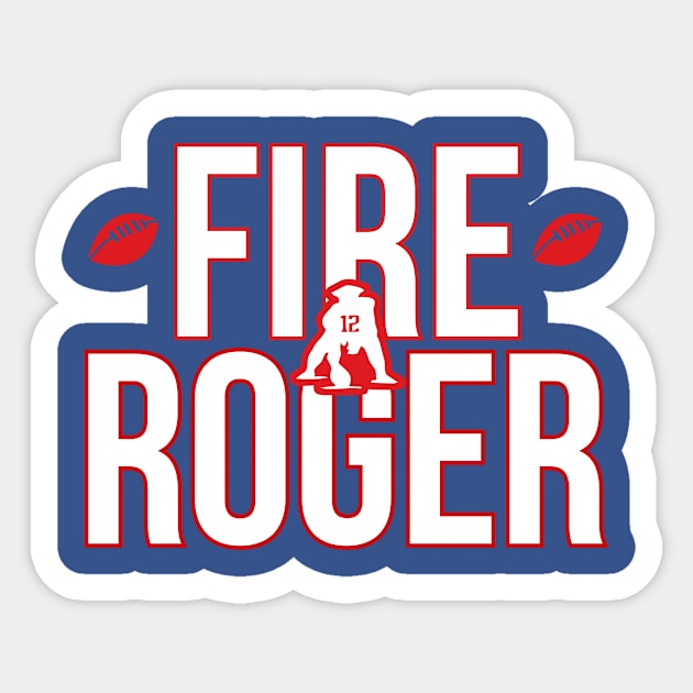 Fire Roger Goodell Sticker by MotherTees